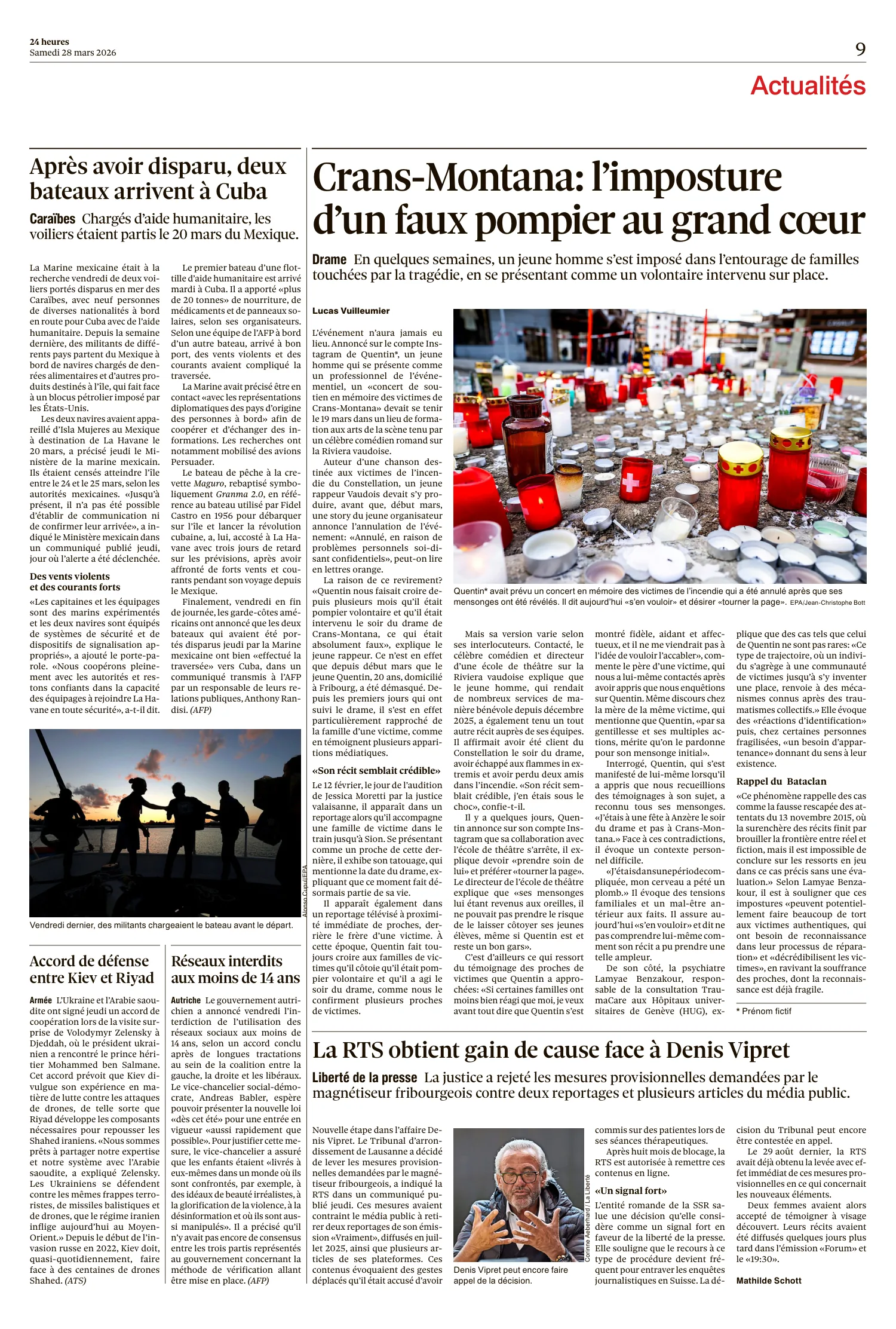 Crans-Montana : l'imposture d'un faux pompier au grand cœur — page 1